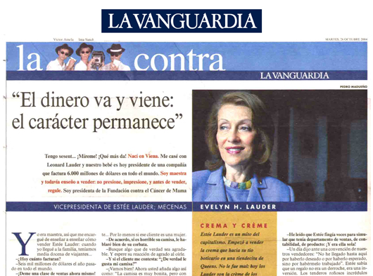 Exposición fotgráfica Evelyn Lauder 3