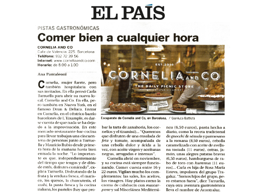 Cornelia & Co. Medios de comunicación 3