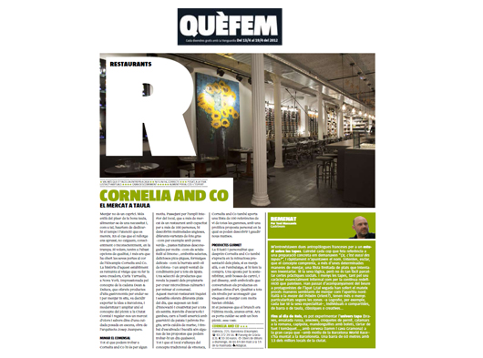 Cornelia & Co. Medios de comunicación 6