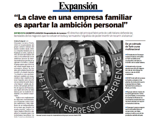 Lavazza - Media relations