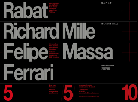 Richard Mille, Ferrari and Rabat event